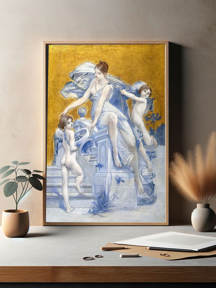 Allegory Fortune (1896) painting high. — room view 2