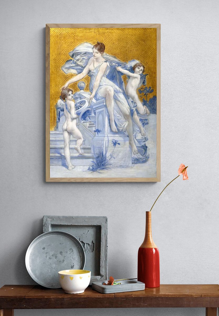 Allegory Fortune (1896) painting high. — room view 3
