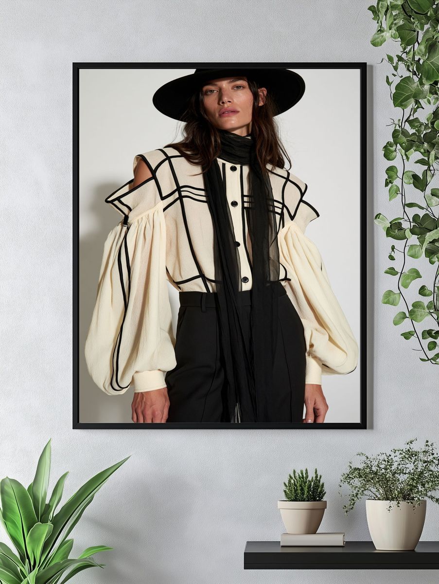 Fashion Portrait Photography Poster. — room view 4