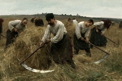 Harvesters in the Field Fine-Art Print.