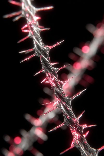 Abstract Thorny Structure — Fine Art Print. poster print