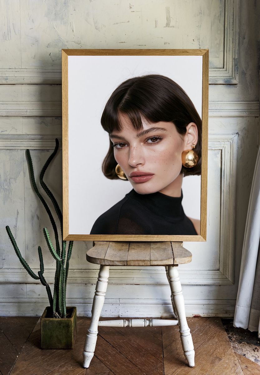 Fashion Portrait Photography Poster. — room view 1