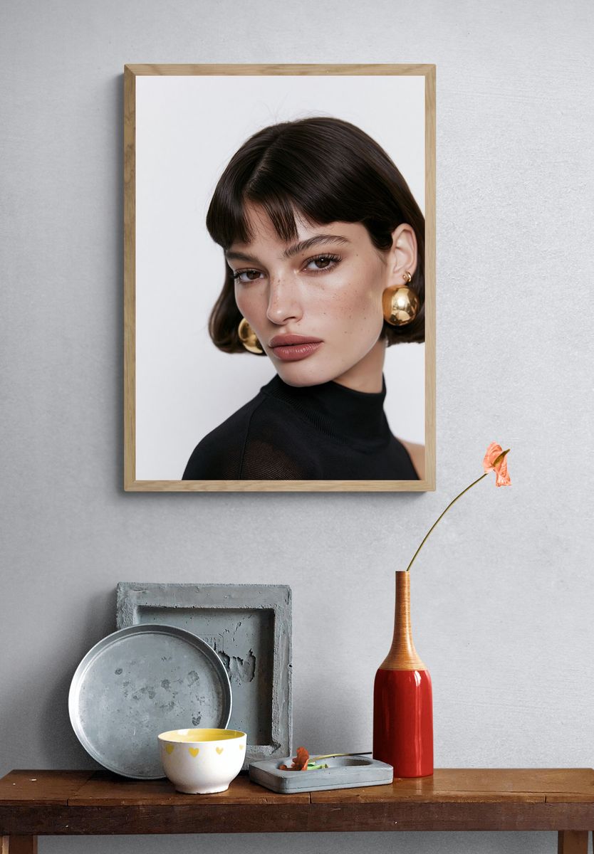 Fashion Portrait Photography Poster. — room view 3