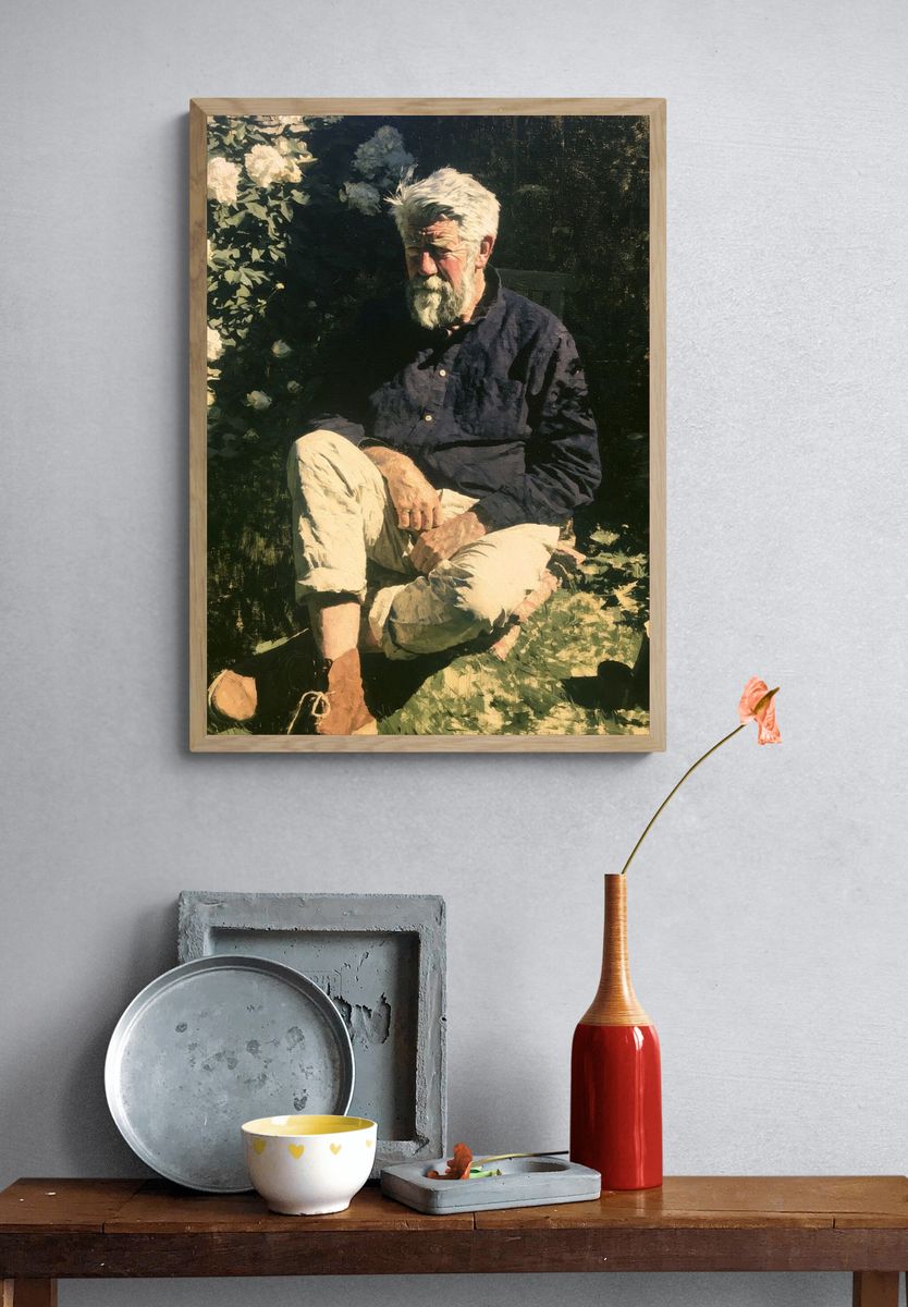Garden Portrait Fine-Art Poster. — room view 3