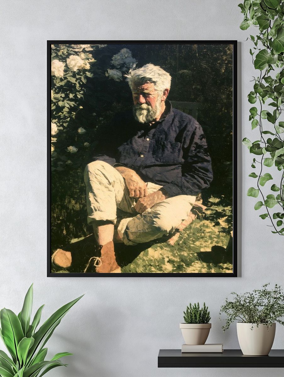 Garden Portrait Fine-Art Poster. — room view 4