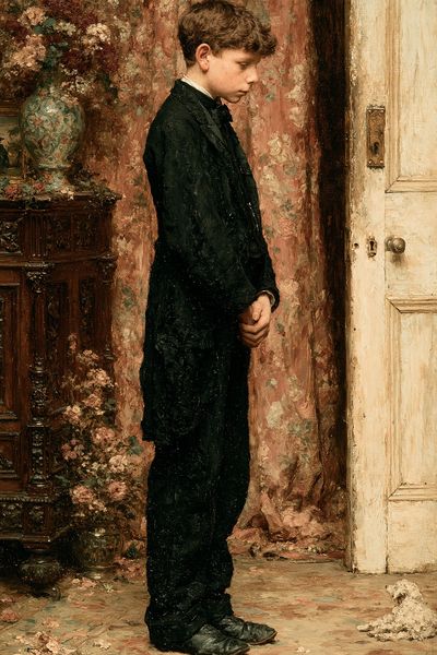 Boy in Black Suit Fine-Art Print.