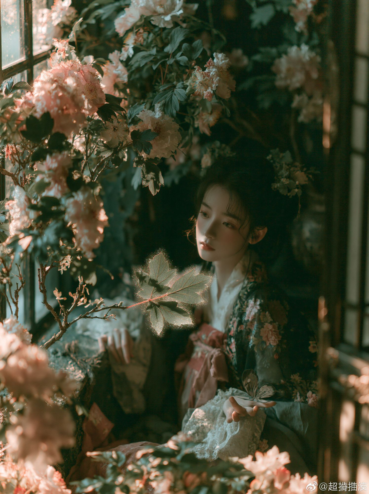 Floral Portrait — Fine-Art Print. poster detail