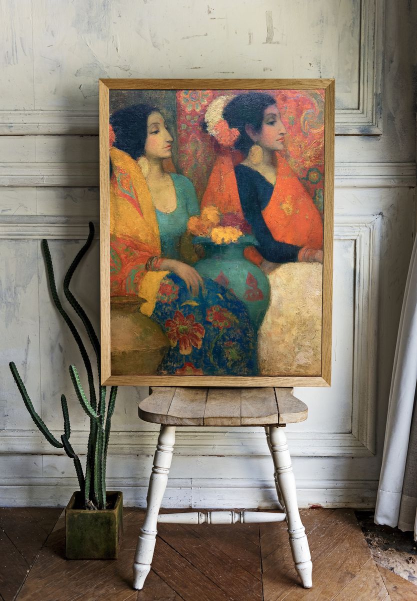 Oriental Women Fine-Art Poster. — room view 1