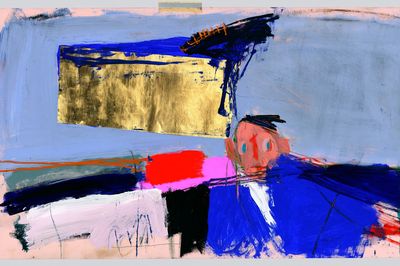 Abstract Brushstroke Portrait Poster. poster