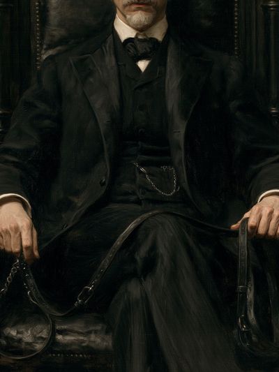 Victorian Gentleman Portrait Print.