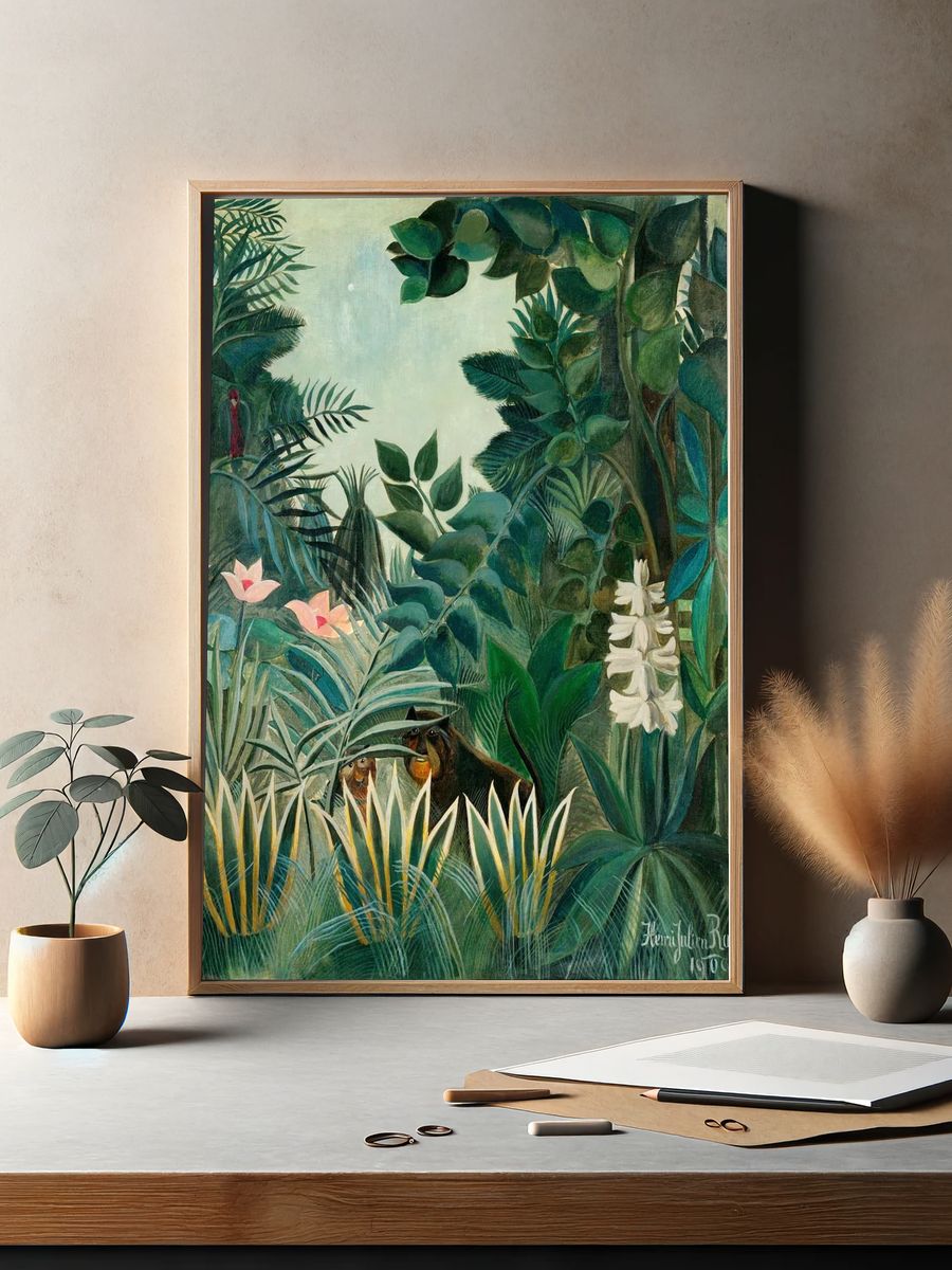 Equatorial Jungle (1909) Henri Rousseau. — room view 2