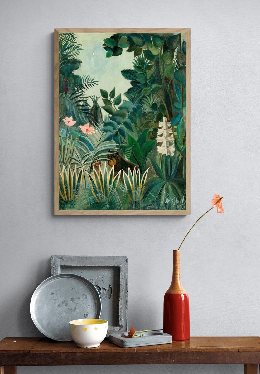 Equatorial Jungle (1909) Henri Rousseau. — room view 3