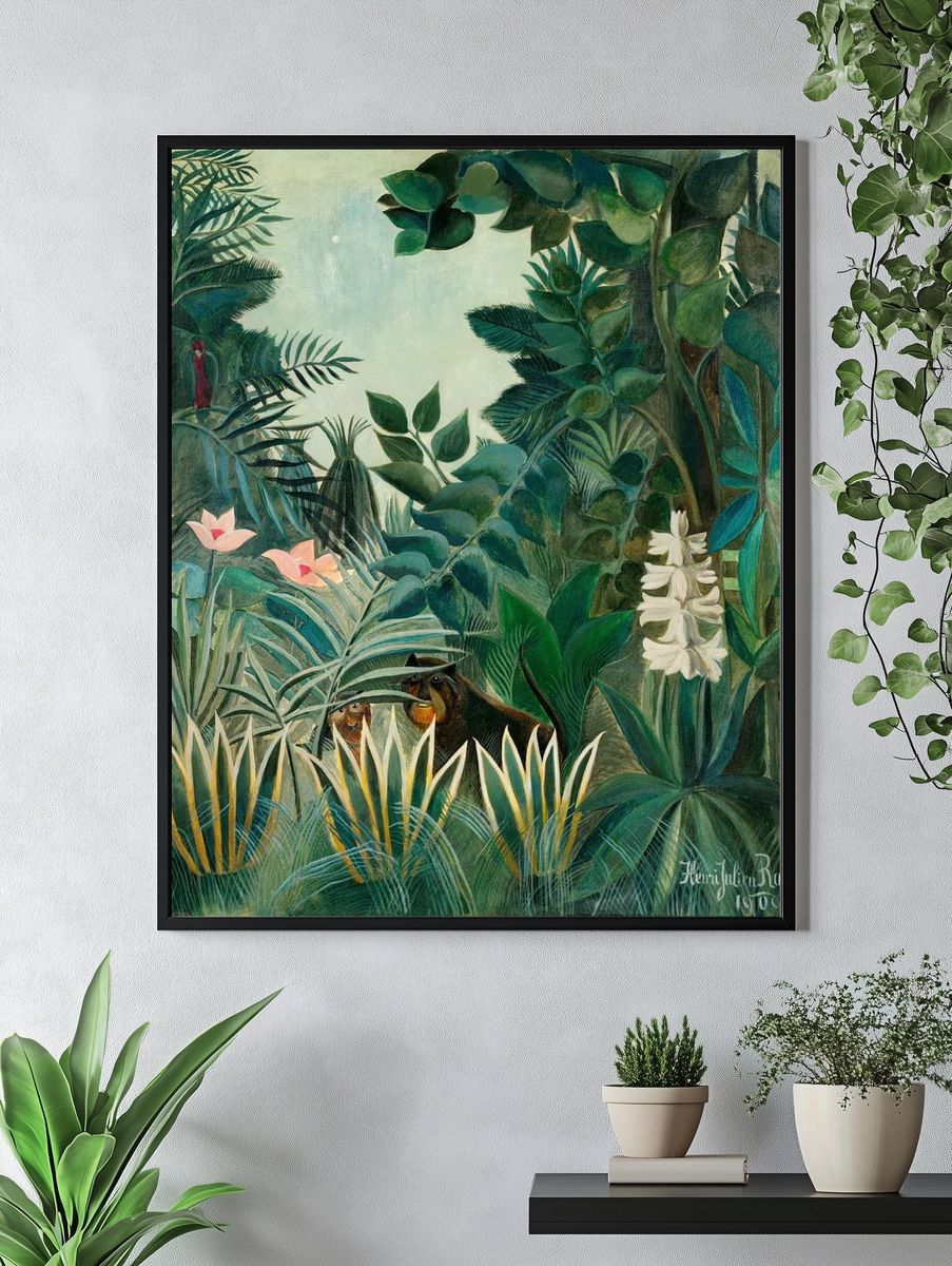 Equatorial Jungle (1909) Henri Rousseau. — room view 4