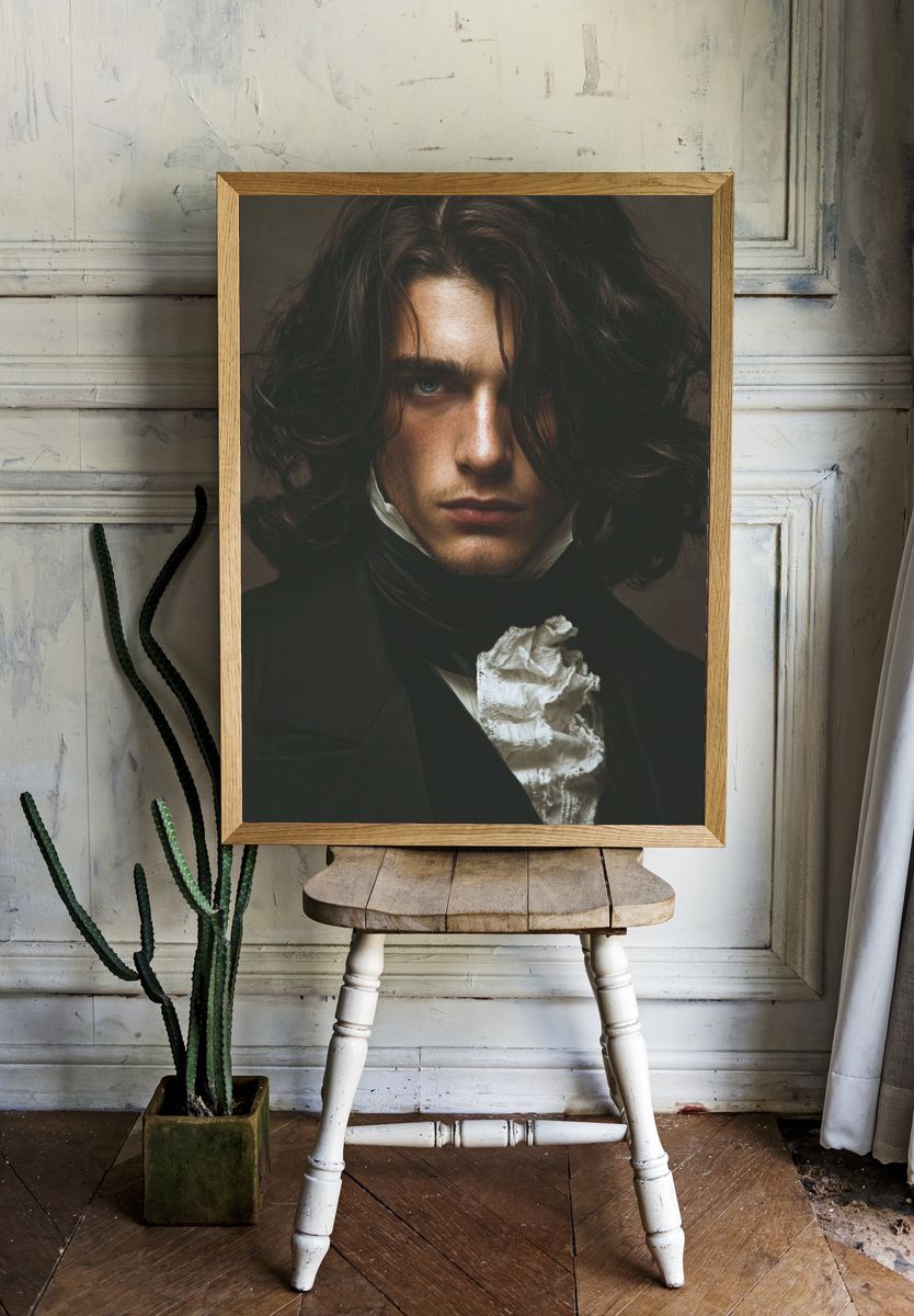 Gothic Portrait — Fine-Art Print. — room view 1