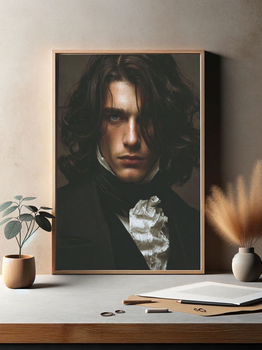 Gothic Portrait — Fine-Art Print. — room view 2