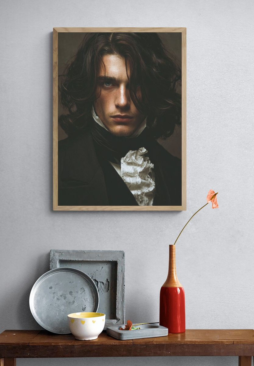 Gothic Portrait — Fine-Art Print. — room view 3