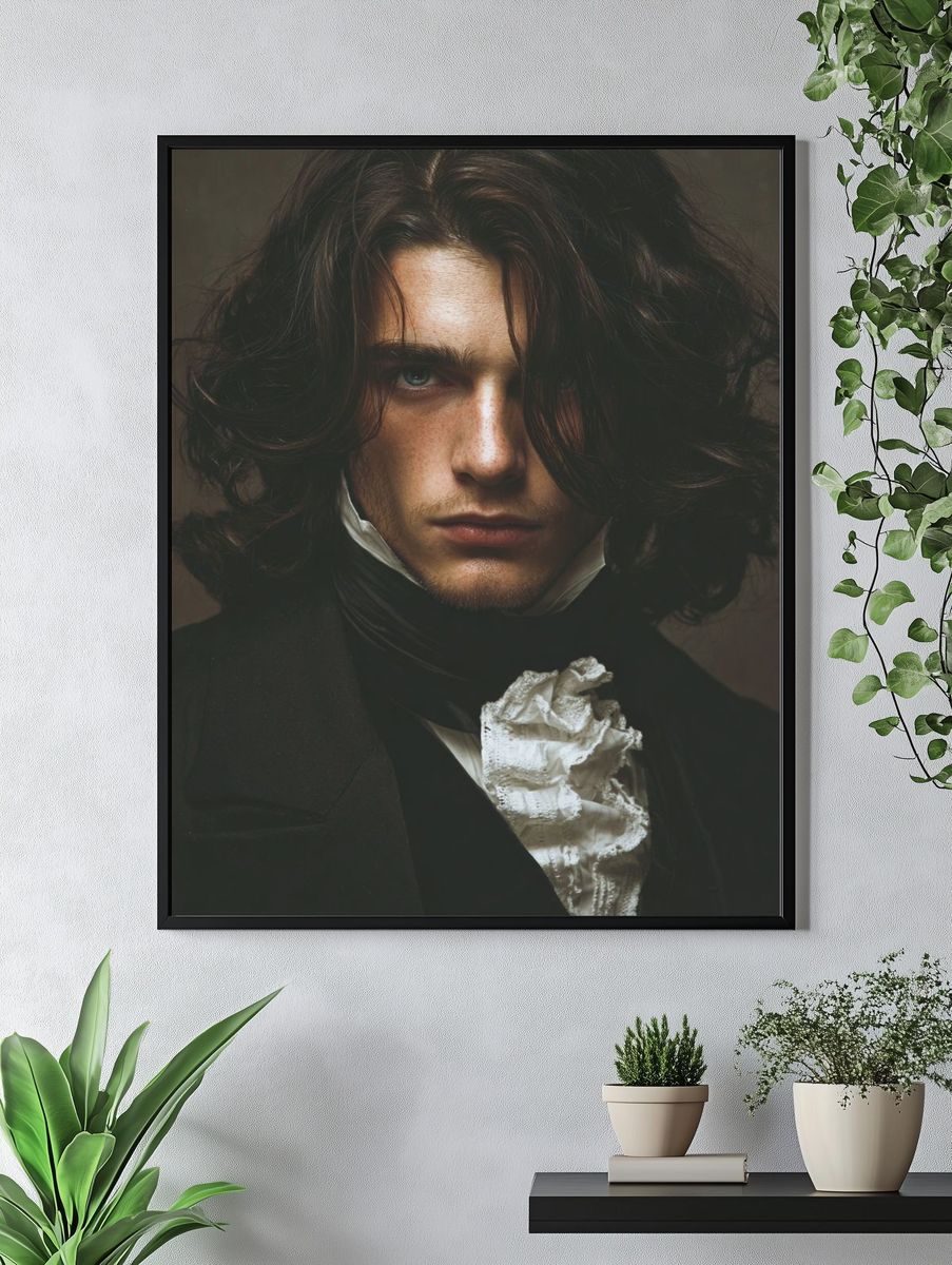 Gothic Portrait — Fine-Art Print. — room view 4