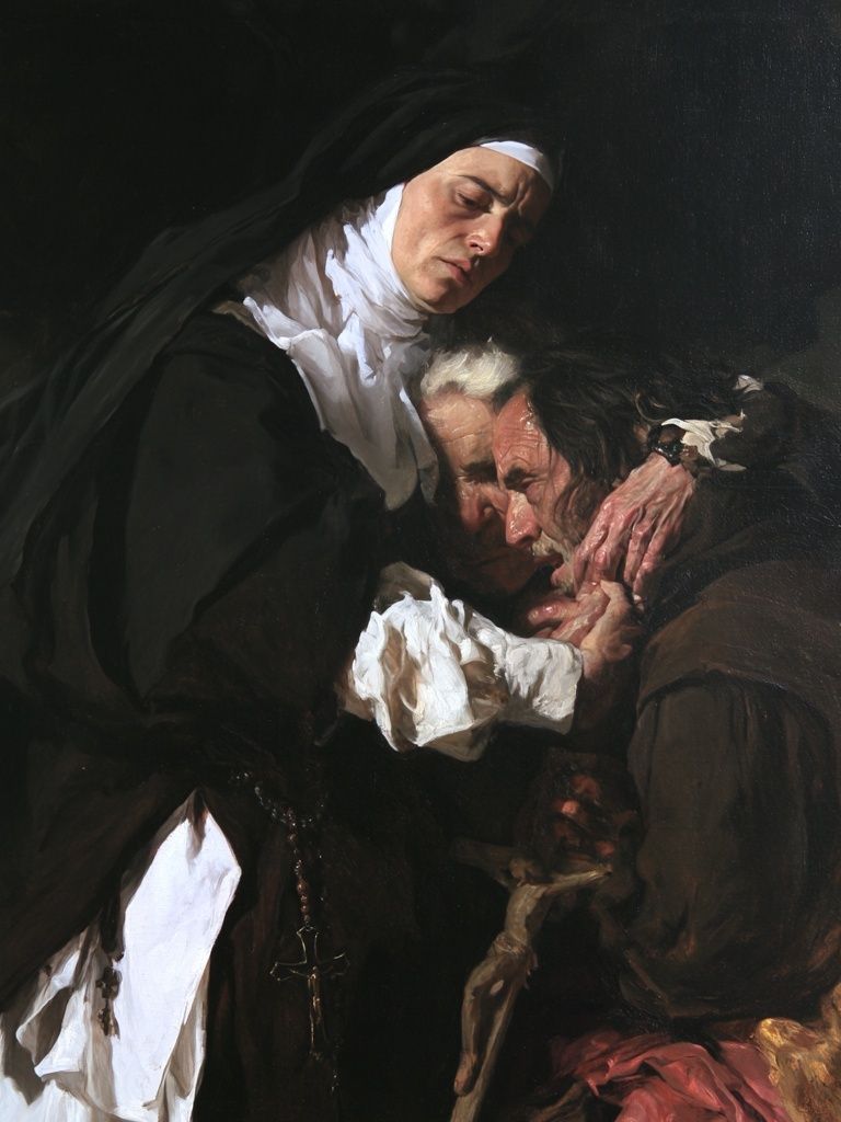 Baroque Mourning Scene Fine-Art Print. poster detail