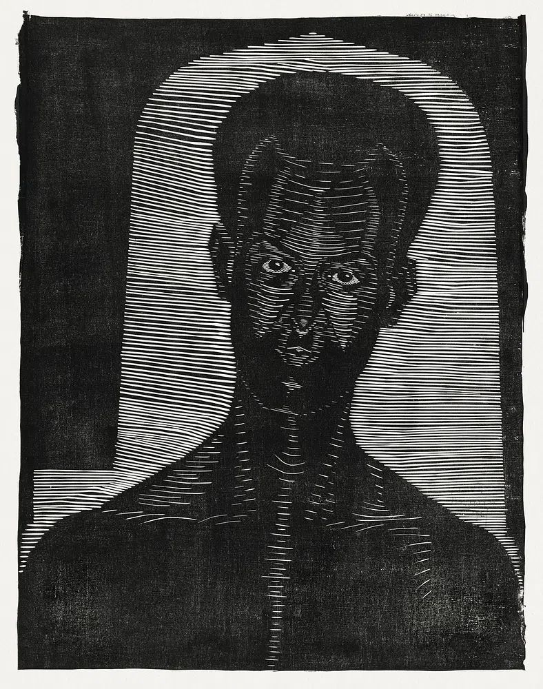 Portret van een onbekende man. poster — fine-art art