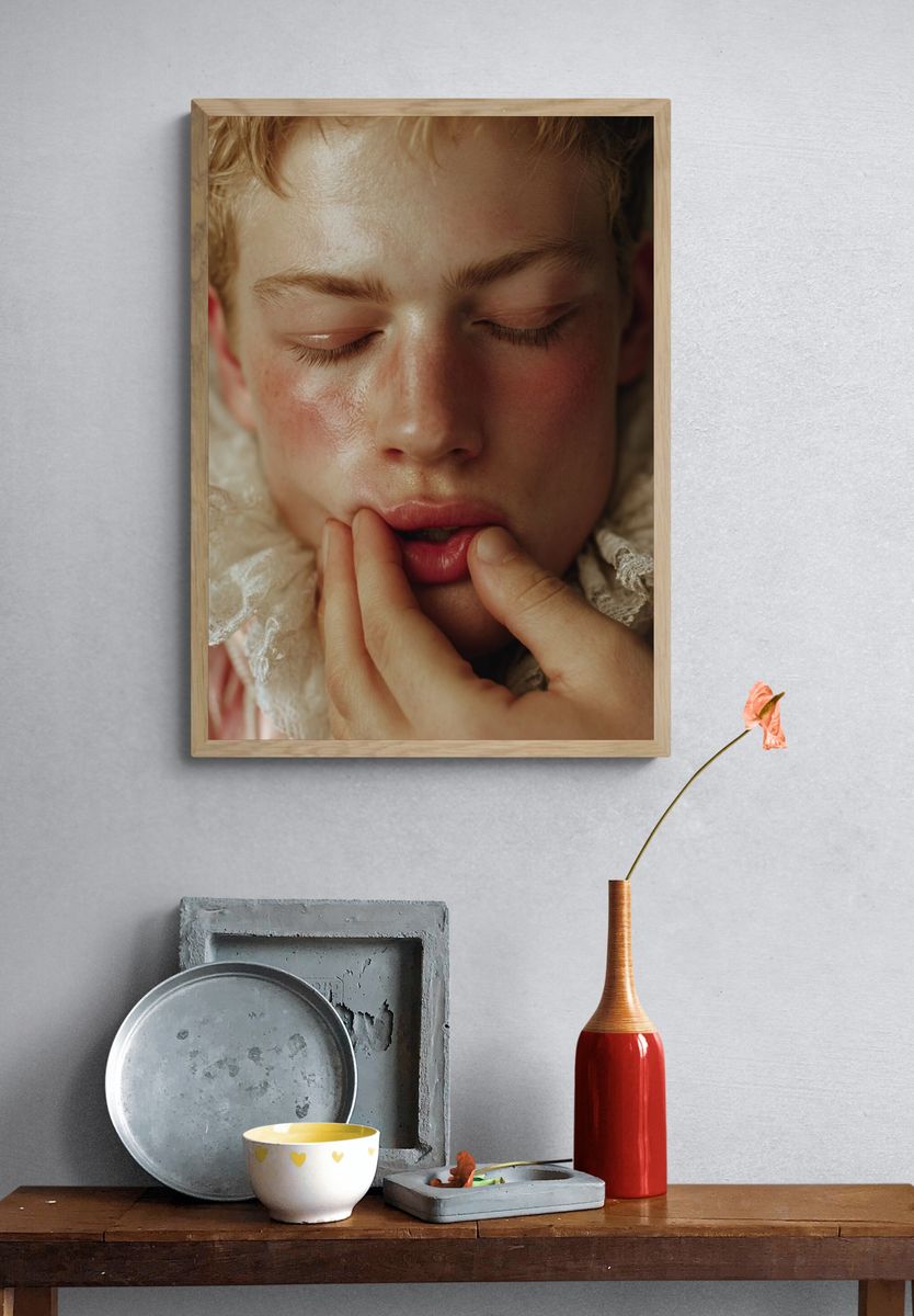 Intimate Portrait — Fine Art Print. — room view 3