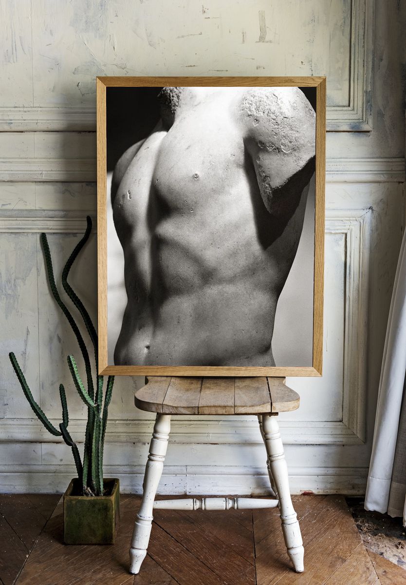 Classic Sculpture — Fine Art Print. — room view 1