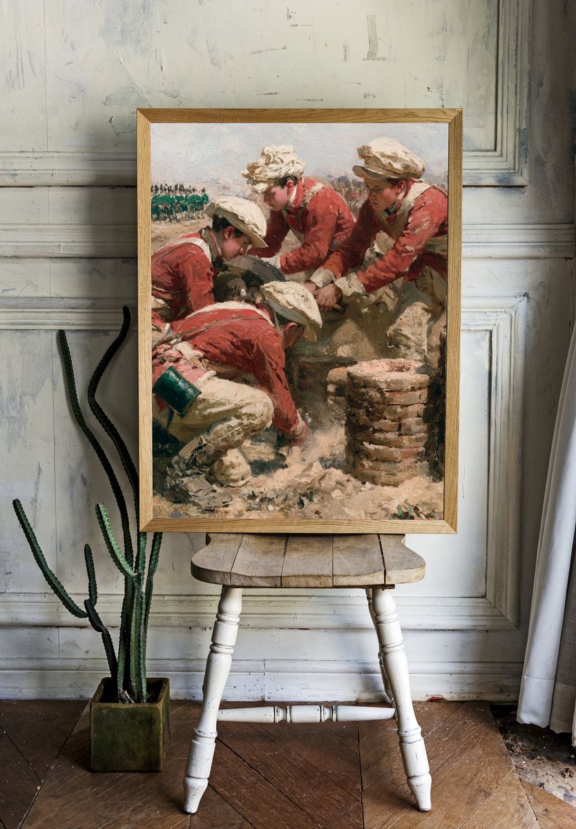 Napoleonic Soldiers — Fine-Art Print. — room view 1