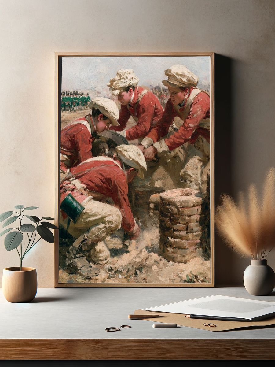 Napoleonic Soldiers — Fine-Art Print. — room view 2