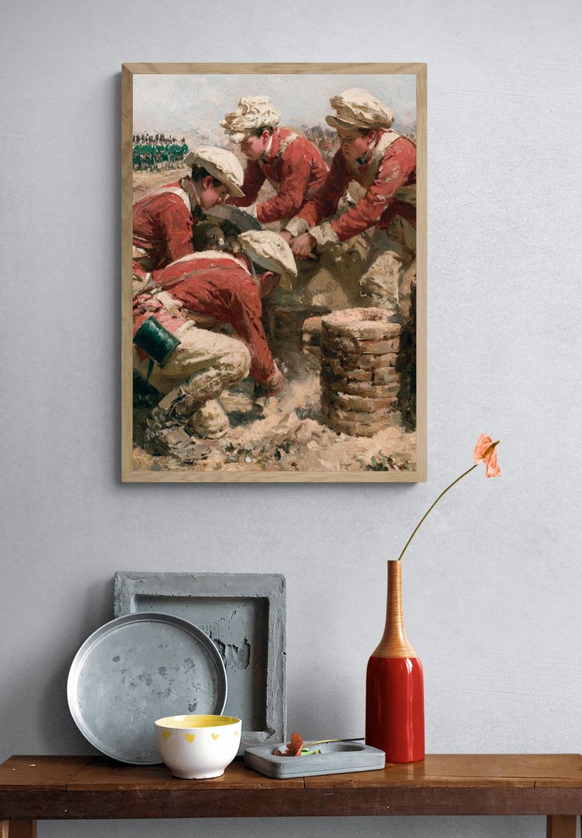 Napoleonic Soldiers — Fine-Art Print. — room view 3