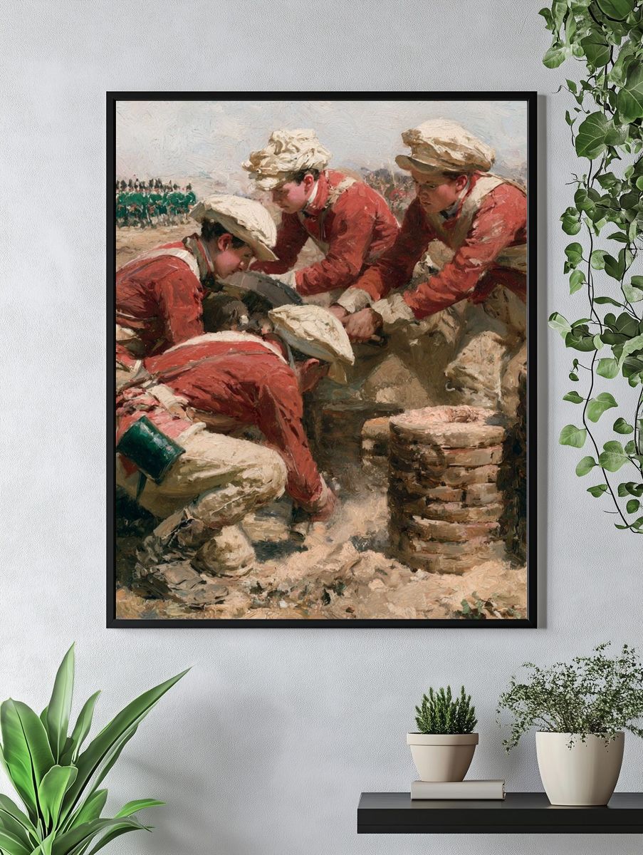 Napoleonic Soldiers — Fine-Art Print. — room view 4