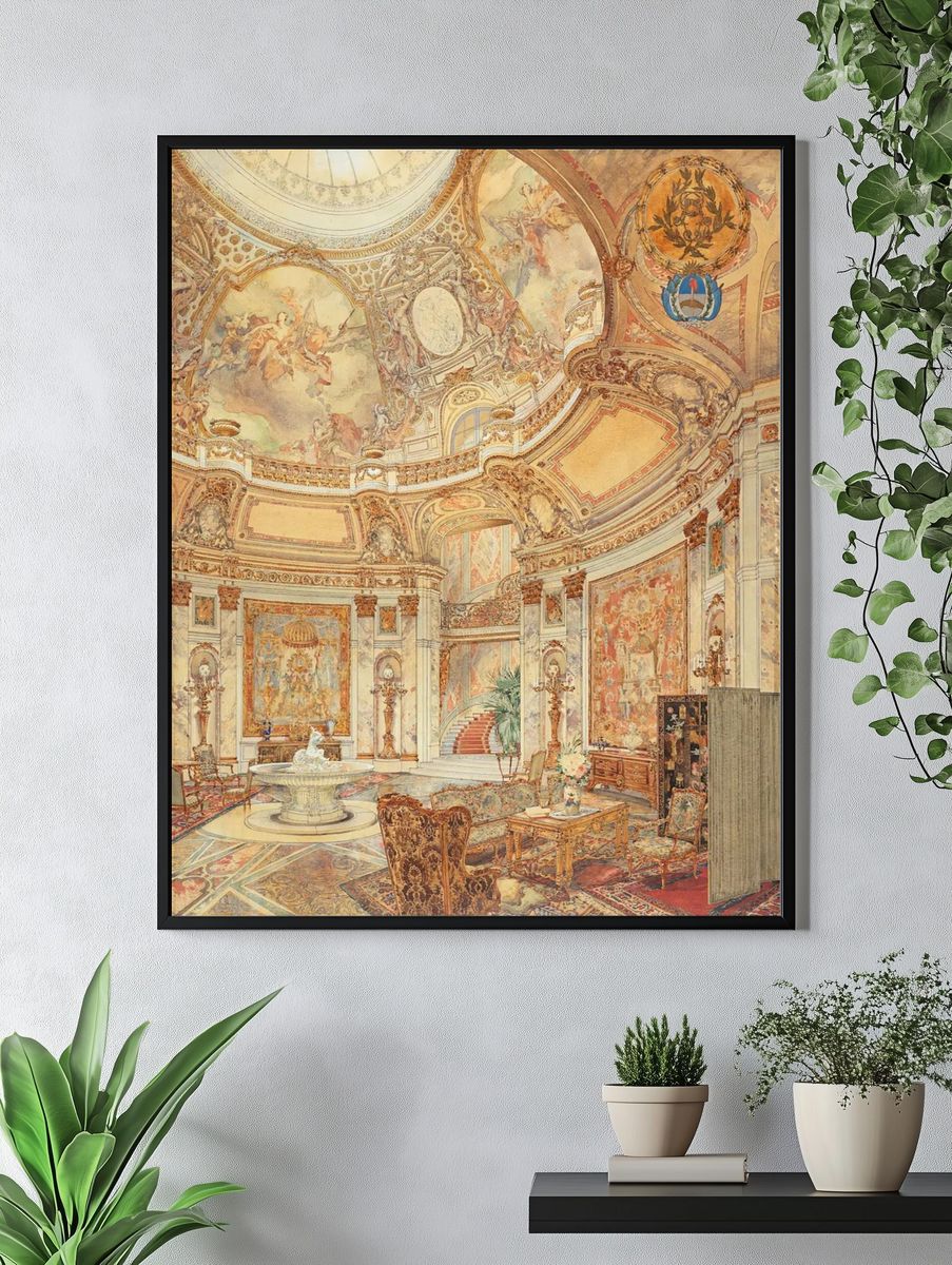 Opulent Interior — Fine Art Print. — room view 4