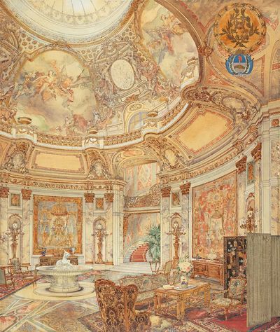 Opulent Interior — Fine Art Print. poster