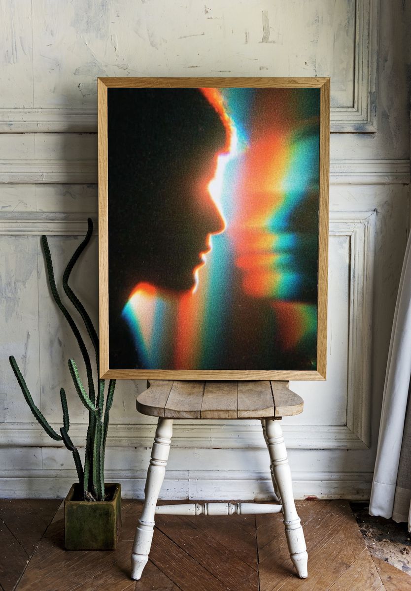 Silhouette Reflection — Fine Art Print. — room view 1