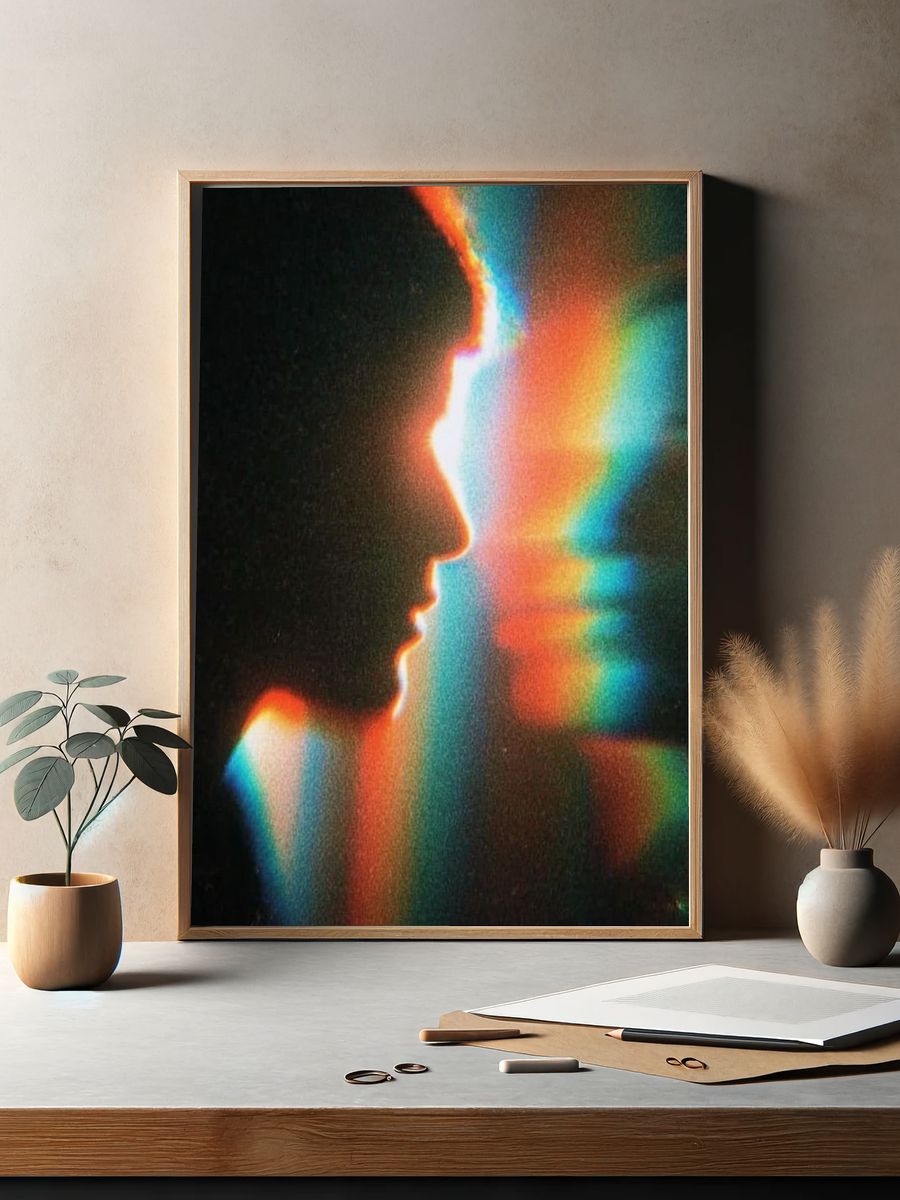 Silhouette Reflection — Fine Art Print. — room view 2