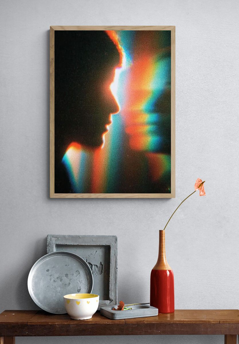 Silhouette Reflection — Fine Art Print. — room view 3