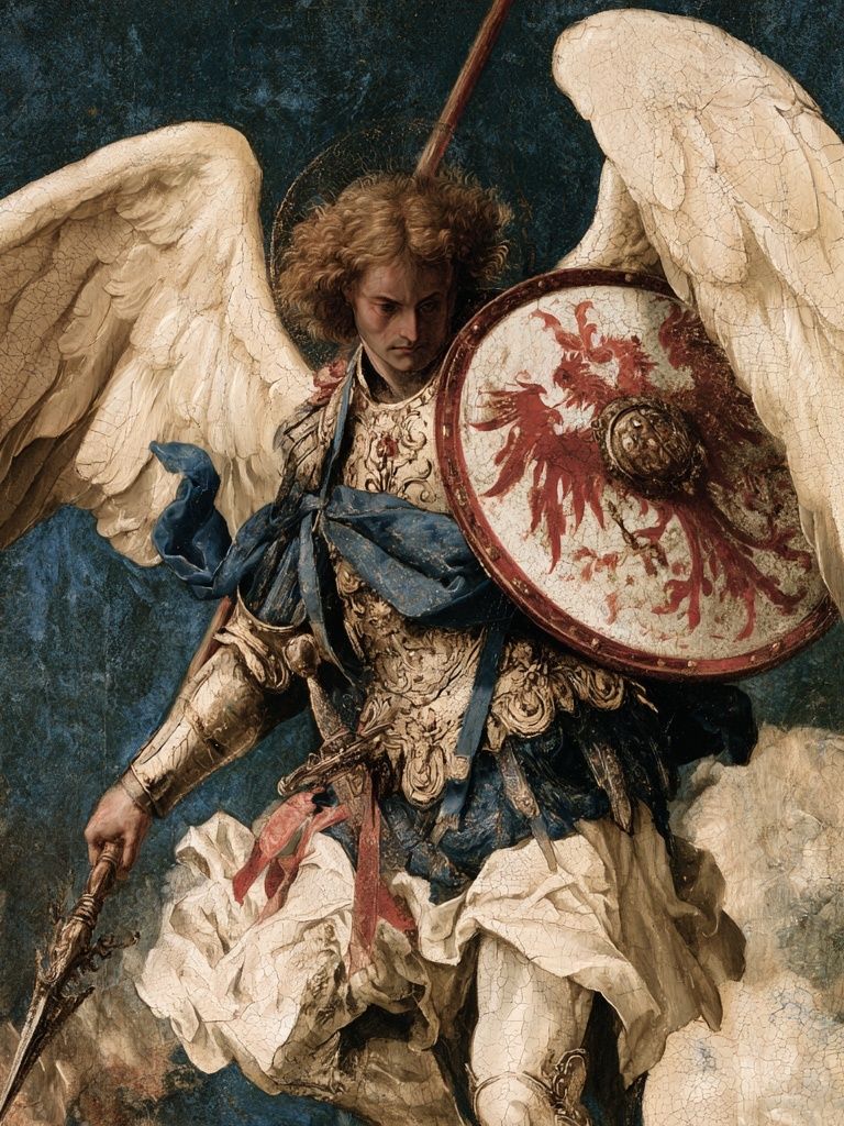 Archangel Warrior Fine-Art Print. poster — fine-art art