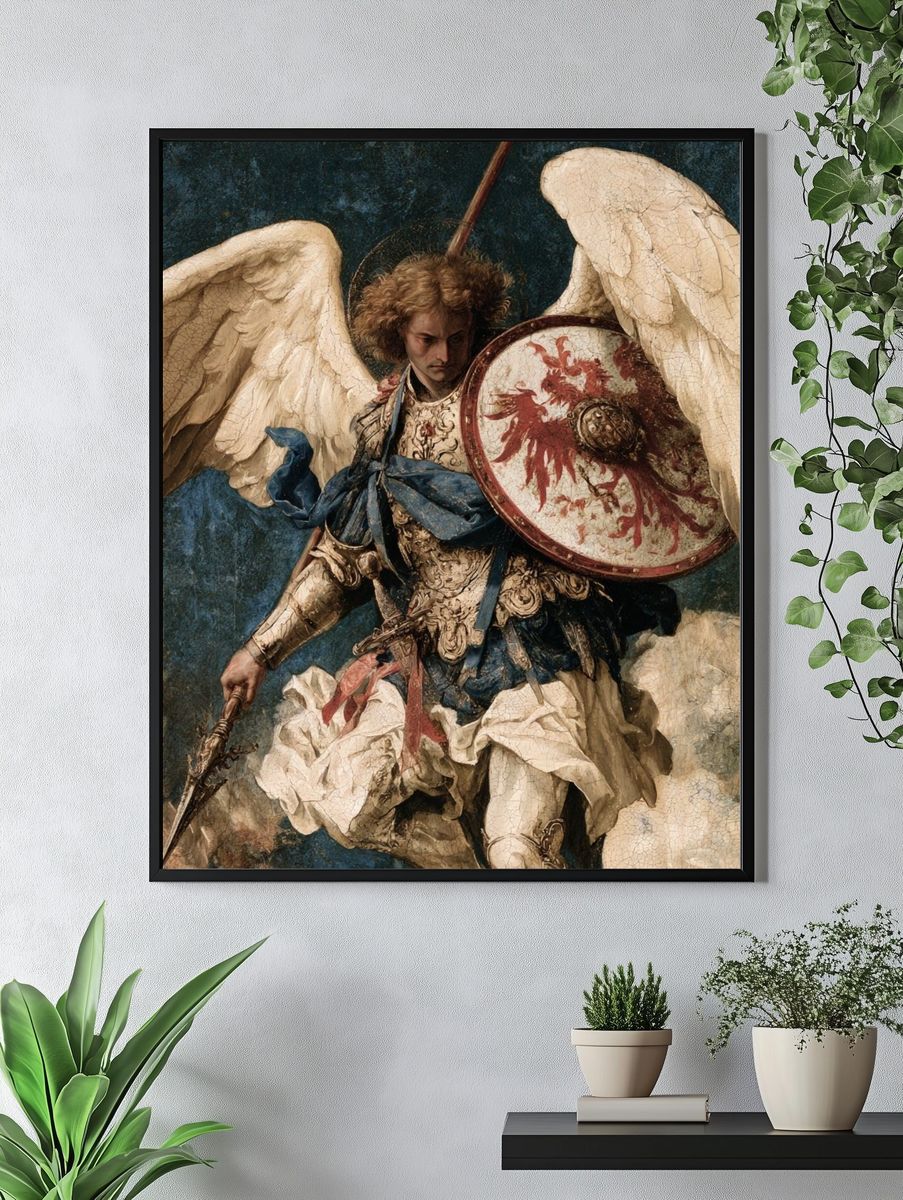 Archangel Warrior Fine-Art Print. — room view 4
