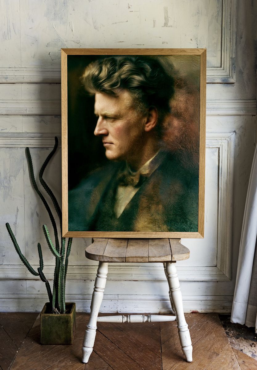 Portrait of a Gentleman Fine-Art Poster. room preview
