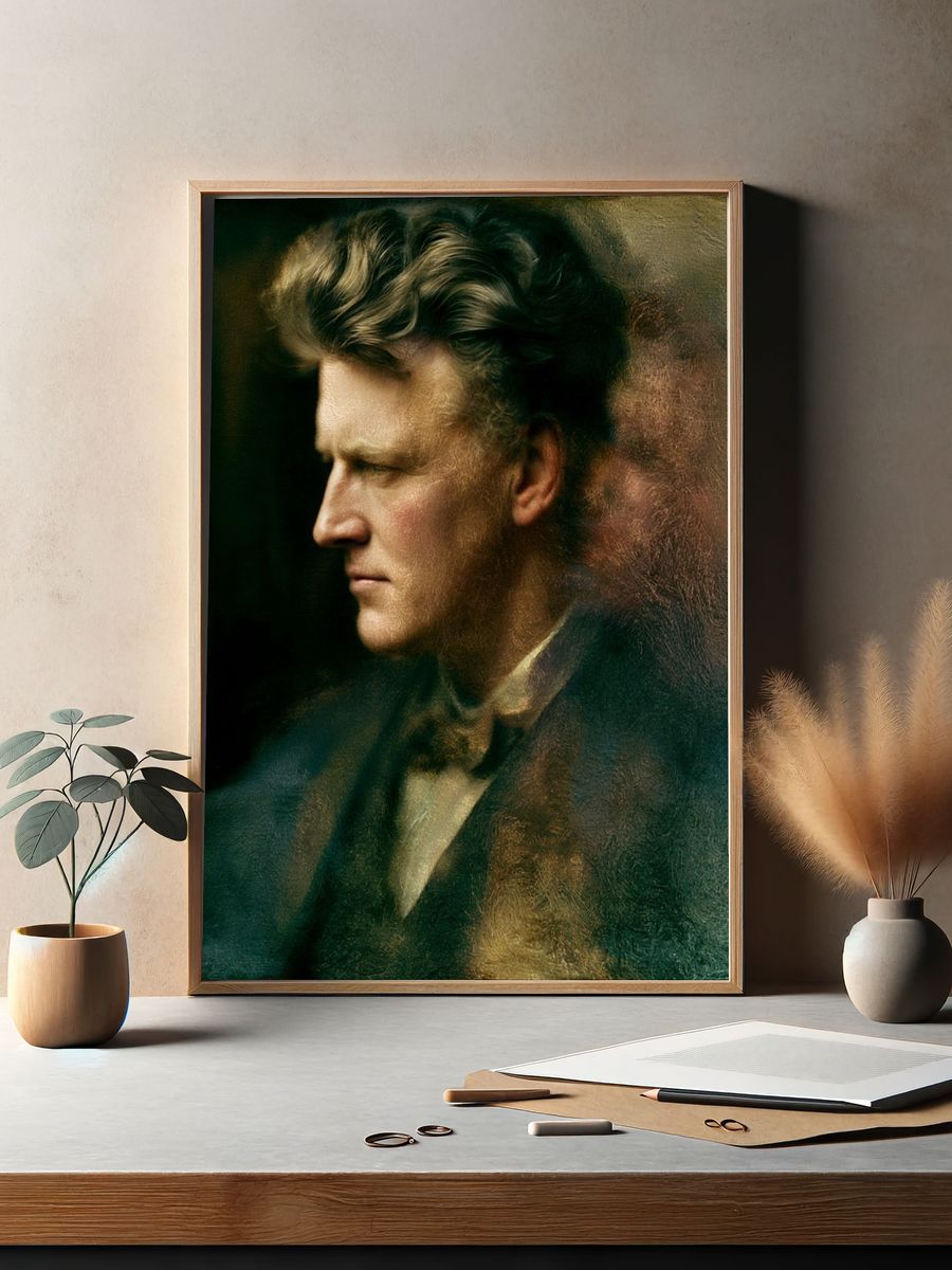Portrait of a Gentleman Fine-Art Poster. — room view 2