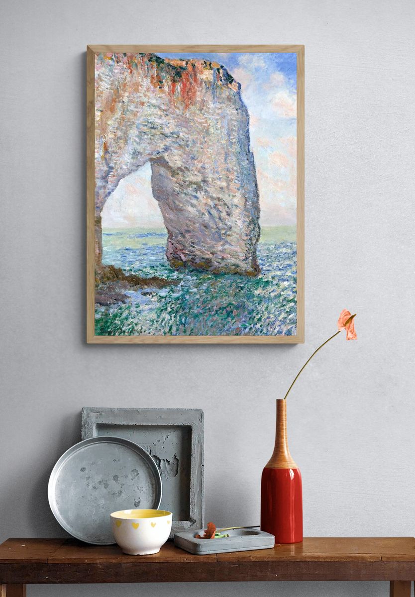 Cliff Arch by the Sea — Fine Art Print. — room view 3