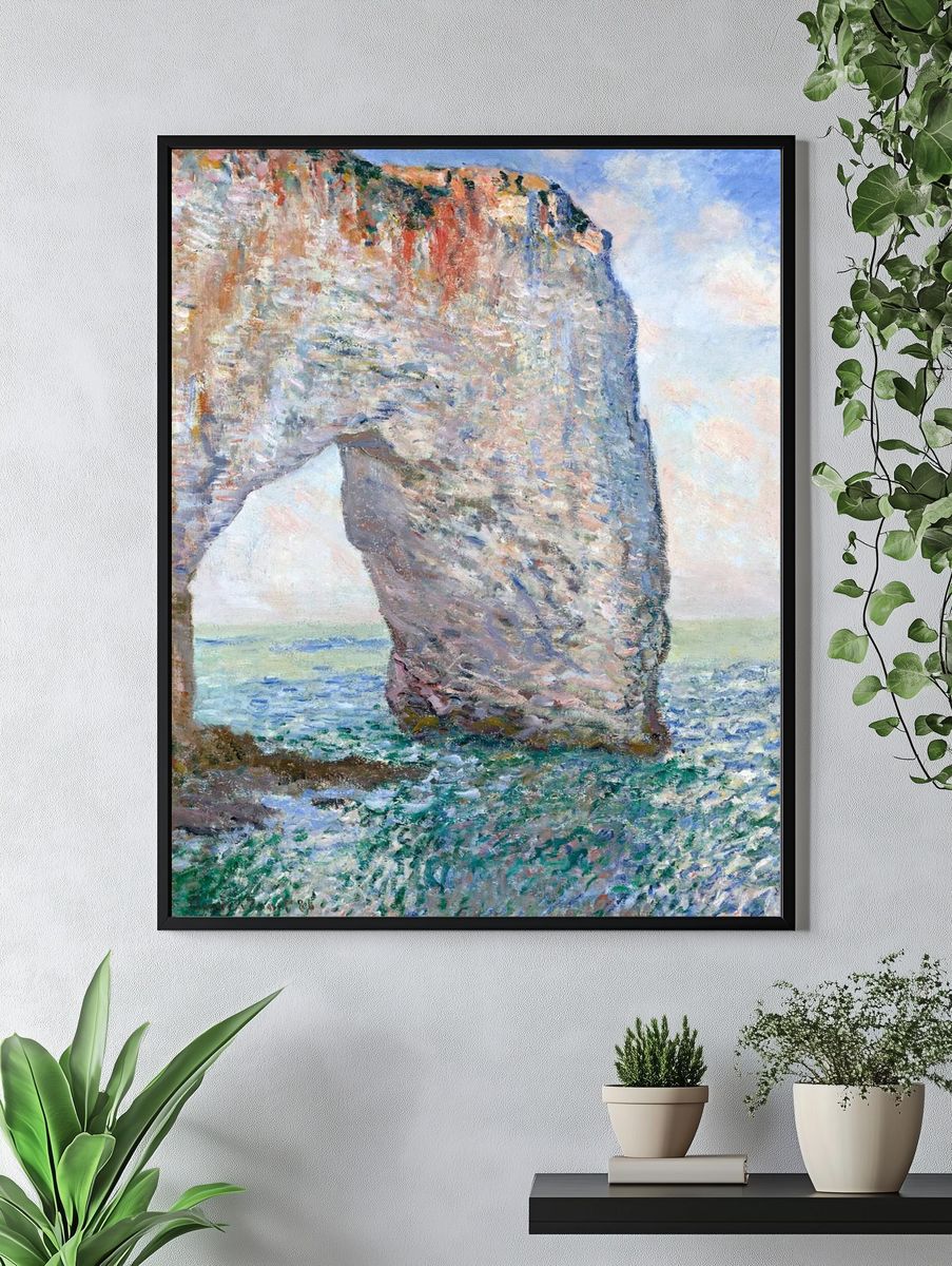Cliff Arch by the Sea — Fine Art Print. — room view 4