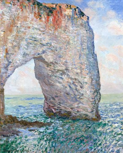 Cliff Arch by the Sea — Fine Art Print. poster