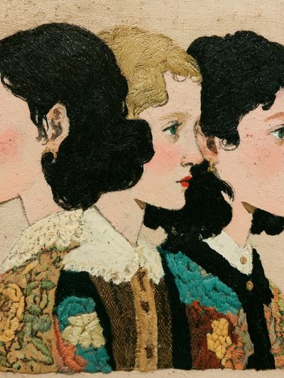Three Women Portrait Fine-Art Print.