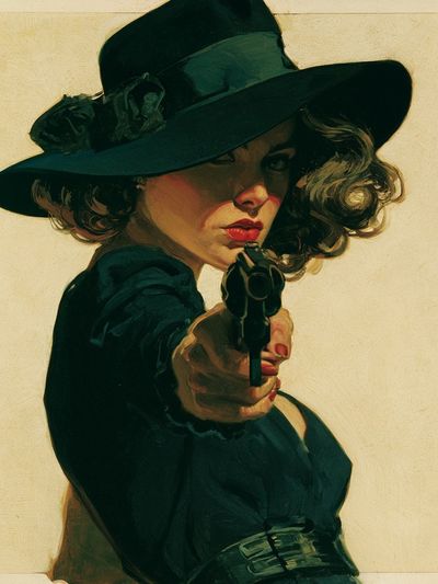 Cowgirl Portrait — Fine-Art Print.