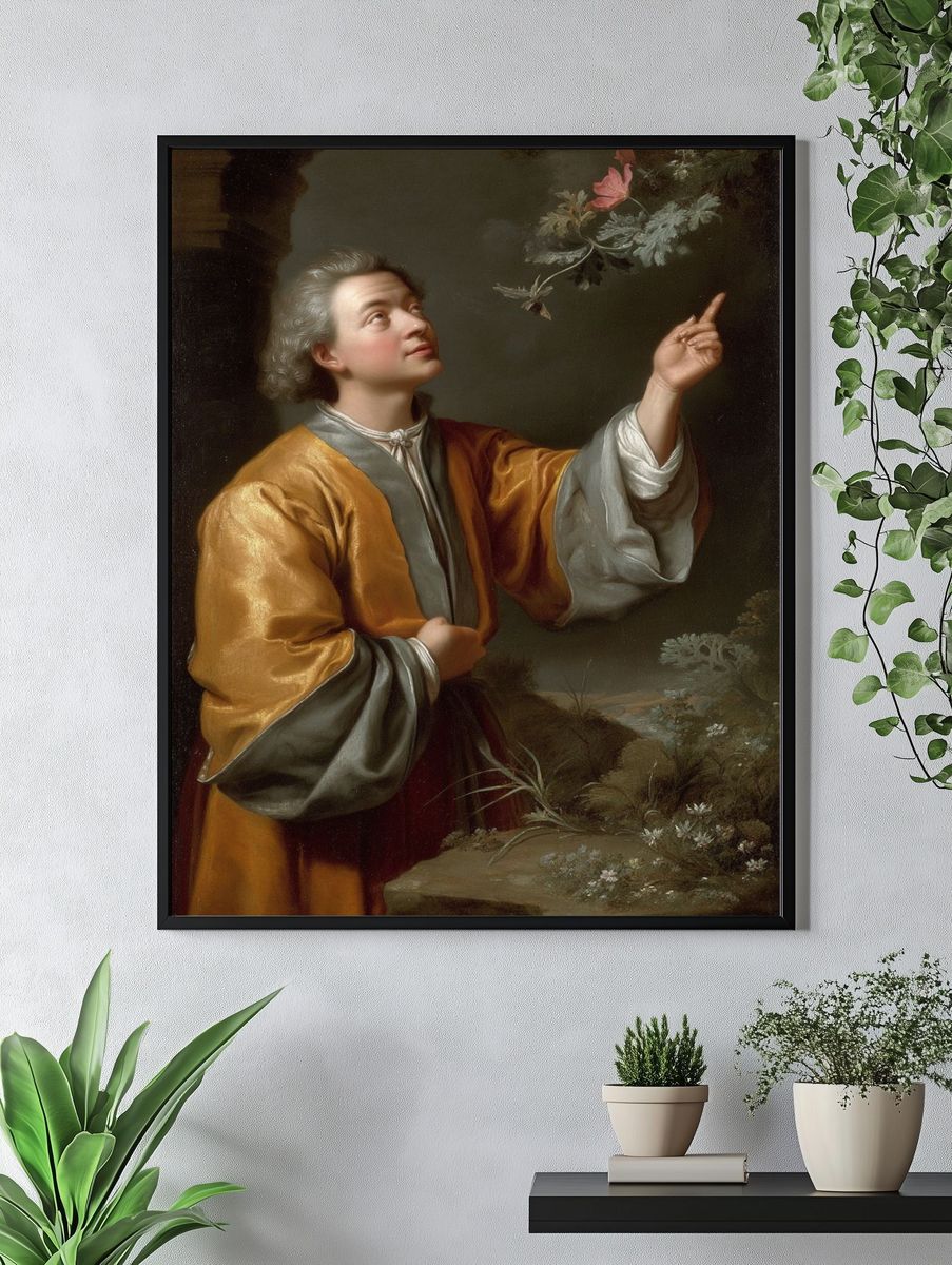 Young Man in Garden Fine-Art Print. — room view 4