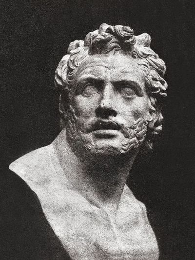 Classical Sculpture Bust — Fine Art Print. poster print