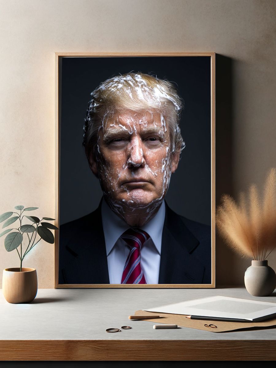 Controversial Portrait — Fine Art Print. — room view 2