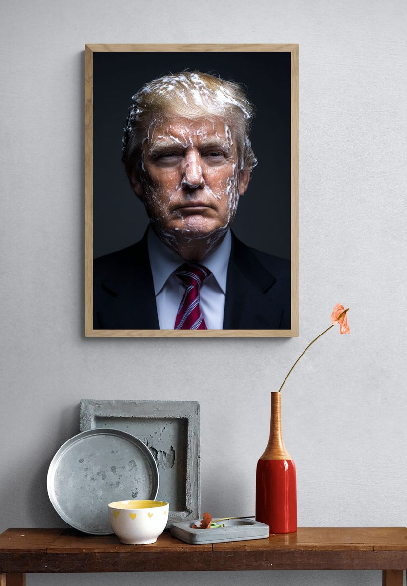 Controversial Portrait — Fine Art Print. — room view 3