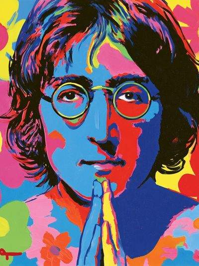 John Lennon Pop Art Poster. poster