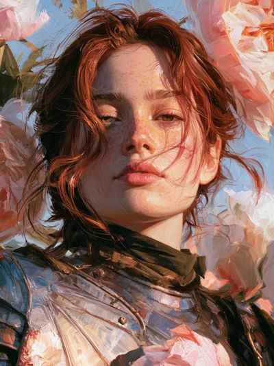 Floral Portrait Fine-Art Print.