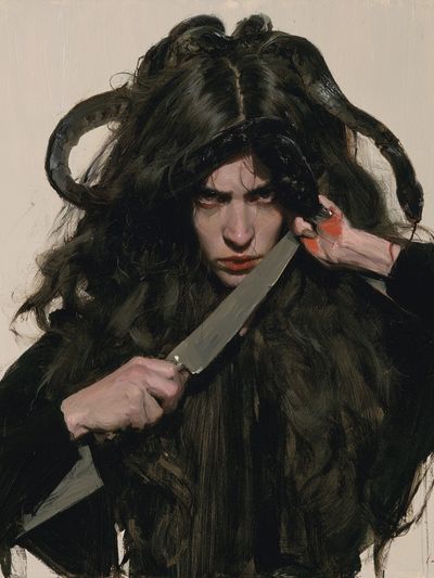 Medusa Portrait — Fine-Art Print.
